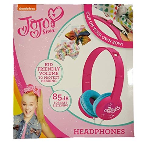 JoJo Siwa Clip Your Own Bow Kid Friendly Headphones