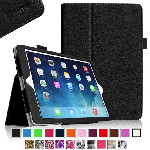 Fintie Apple iPad Air Folio Case - Slim Fit Leather Smart Cover with Auto Sleep  Wake Feature for iPad Air iPad 5th Generation 2013 Model Black