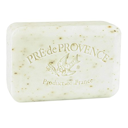 Pre de Provence Artisanal French Soap Bar Enriched with Shea Butter, Quad-Milled For A Smooth & Rich Lather (250 grams) - White Gardenia