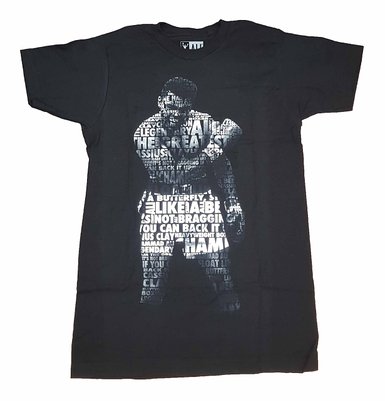 Muhammad Ali Text Fill Graphic T-Shirt