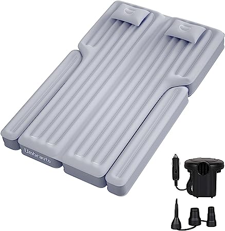 Umbrauto SUV Inflatable Air Mattress for Car Camping, SUV Air Mattress Back Seat,Thickened Car Sleeping Bed Mattress with Electric Pump,Pillow