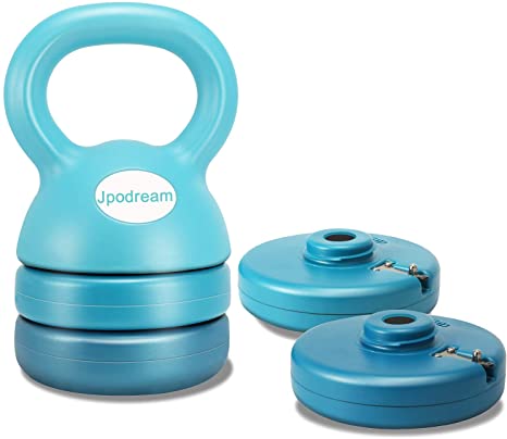 Jpodream Kettlebells – Weight Available: 5, 8, 9, 12lbs, Adjustable Kettlebell Handle Exercise Kettlebell Set for Women/Men, Kettlebell Set for Home Gyms