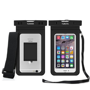 Universal Waterproof Case - TURATA Waterproof Case Cell Phone Dry Bag for iPhone 66s 6 Plus6s Plus 55s Samsung Galaxy S7S7 Edge S6 Note 5 4 HTC LG Sony Nokia Motorola up to 60 diagonal