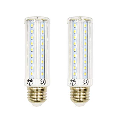 3-Way Dimmable LED Corn Light Bulb 10W E27, Cool White 6000K, 75W 50W 25W Incandescent Bulb Replacement LED Retrofit Corn Lamp (2-Pack)