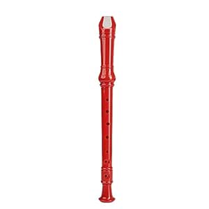 Kadence Soprano Recorder 8-hole (Red) With Cleaning Rod   Cover KAD-REC-RED (RED)