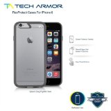 iPhone 6S Case Tech Armor Apple iPhone 6 47 inch ONLY - FlexProtect Air Space GreyClear Fingerprint and Scratch Resistant Lifetime Warranty