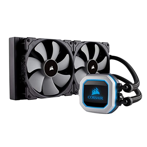 Corsair Hydro H115i CW-9060032-WW Pro RGB Water Cooling System (Black)