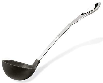 All-Clad K0400764 Stainless Steel 12-Inch Non-Stick Ladle, Large, 6-Ounce, Silver