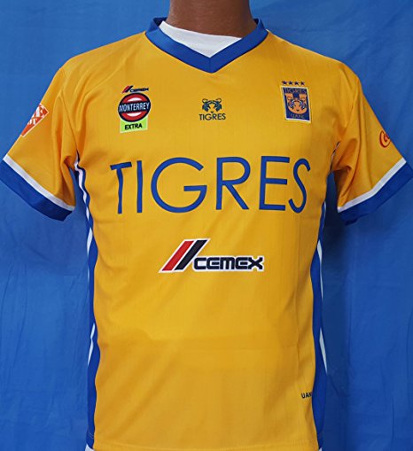 New! Liga MX Universidad Auotonoma NL Tigres Home Jersey 2016-2017 (L)
