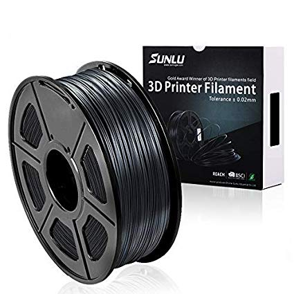 PLA Carbon Fiber, Premium 3D Printer Filament, Extremely Rigid Carbon Fiber 1.75mm  /- 0.02mm, 1 KG (2.2 lb)