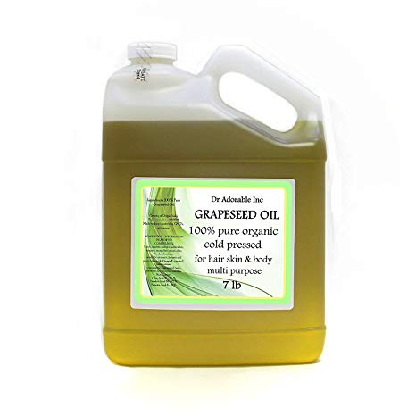 7 Lb/One Gallon Organic Grapeseed Oil
