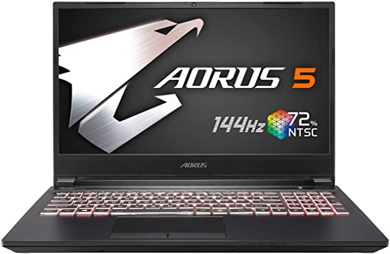 [2020] AORUS 5 (MB) Gaming Laptop, 15.6-inch FHD 144Hz IPS, GeForce GTX 1650 Ti, 10th Gen Intel i7-10750H, 16GB DDR4, 512GB NVMe SSD