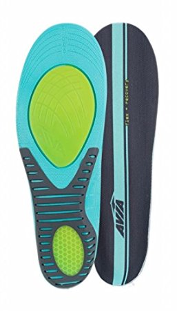 Avia Flex Recovery Anti Fatigue All Day Comfort Men's Insole, Size 8 - 12 - Ergonomic Memory Foam Countouring for Superior Arch Support