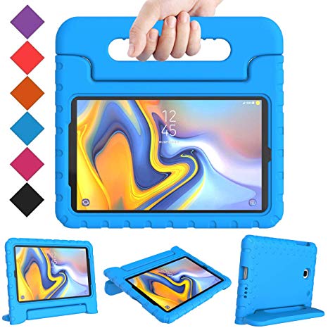 BMOUO Kids Case for Samsung Galaxy Tab A 8.0 2018 SM-T387, Shockproof Light Weight Protective Handle Stand Kids Case for Galaxy Tab A 8.0 Inch 2018 Release SM-T387 - Blue