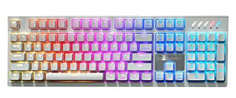 Zalman ZM-K900M White BR Kailh Brown Switch RGB Backlight Control Mechanical Gaming Keyboard