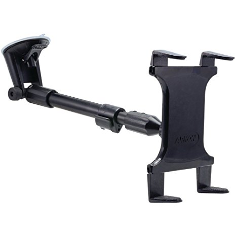 Arkon Large Tablet Long Arm Windshield Suction Mount for Apple iPad Air iPad Pro Samsung Galaxy Note 10.1 Galaxy Tab Pro 12.2