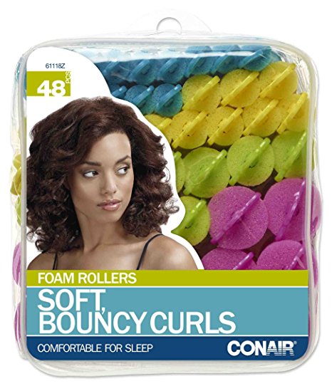 Conair Soft, Bouncy Curls Foam Rollers 48 count
