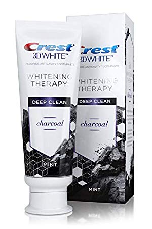 Crest 3D White Whitening Therapy Deep Clean Charcoal 4.1 Ounce