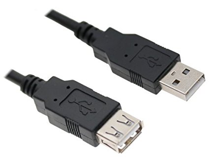 ULTRICS® 1M USB 2.0 EXTENSION CABLE - A MALE TO A FEMALE EXTENSION CABLE