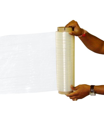 4 Rolls Hand Stretch Plastic Film Shrink Pallet Wrap 18" X 1500 X 80 Ga by LEDwholesalers