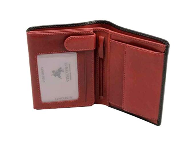 Visconti TR-34 Classic TriFold Wallet / Passcase /ID Wallet made of Veg Tan Leather