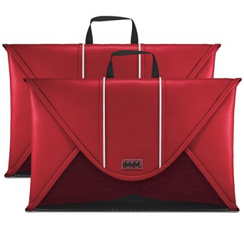 DotampDot - 15 Inches Packing Folder - Travel Garment Bag and Luggage Accessory - Mesh Screen Makes It Easier To Locate Your Belongings and Get Through Airport Inspection