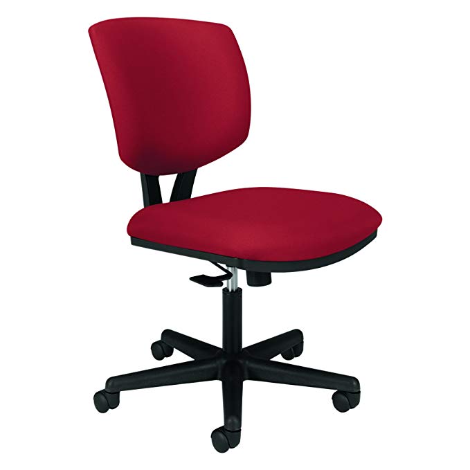 HON Volt Task Chair - Upholstered Computer Chair for Office Desk, Crimson (HH5701)