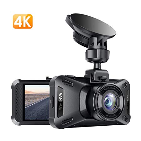 Vantrue X4 Dash Cam 4K UHD 3840x2160P, Supercapacitor Car Dash Camera 160° Wide Angle WDR 3 inch LCD Dashcam for Cars with Night Vision, 24Hs Parking Mode, Motion Detection, G-sensor, Loop Recording