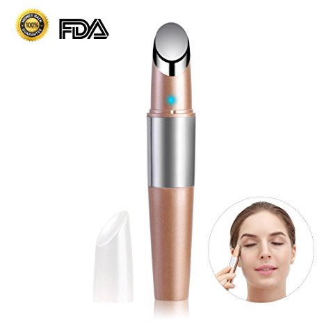 Facial Massager Vibrating Ionic Heated Eye Massager Infuser - Booster Nutrition Face Tightening Lifting Anti Wrinkle Anti Aging Skin Care Devices