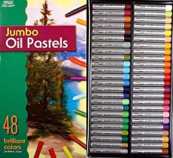 48 Jumbo Size OIL Pastels for Drawing & Art