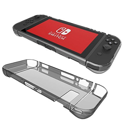 Nintendo Switch Case, TopACE Superior Quality Light and Slim Shell Cover for Nintendo Switch & Nintendo Switch Joy-Con Controller (Gray)