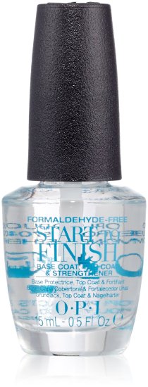 OPI Start-to-finish Base Coat, Top Coat and Nail Strengthener, 0.5-Fluid Ounce