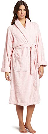 Superior Hotel & Spa Robe, 100% Premium Long-Staple Combed Cotton Unisex Bath Robe for Women and Men - XL, Pink