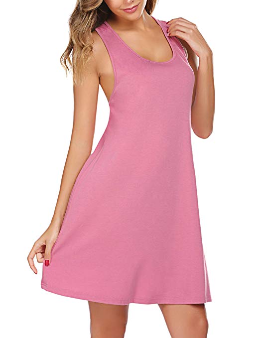 Avidlove Sexy Sleepwear for Women Tank Nightgown Chemise Racerback Sleeveless Sleep Dress