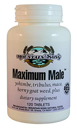Maximum Male Formula with Horny Goat Weed, Yohimbe, Tribulus, and more. Increase Your Male Performance and Improve Stamina with Maca Root, Muira Puama and Ginseng. Extra Strength 120 Tablet Value size