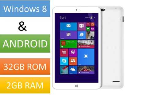 8 inch DUAL SYSTEM WINDOWS Tablet Android Tablet PC 8 inch Intel Z3735F Quad Core 1.33GHz Windows 8.1 Tablet PC 32GB ROM Dual Cameras 2.0MP Bluetooth 4.0 OTG HDMI Battery 4200mAh Tablet (32GB ROM, Standard) can upgrade to Windows 10 for free Windows 10 Tablet PC