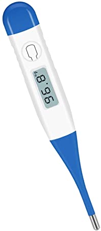 Digital Body Thermometer - Clinical Basic Thermometer with Accurate and Fast Readings