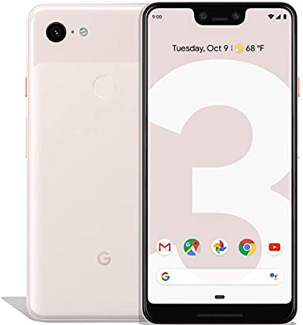 Google Pixel 3 XL (64GB, 4GB RAM) 6.3" QHD , IP68 Water Resistant, Snapdragon 845, GSM/CDMA Factory Unlocked (AT&T/T-Mobile/Verizon/Sprint) Not Pink