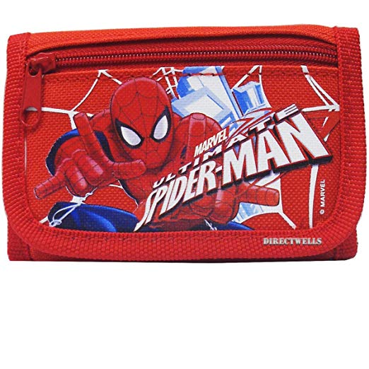 Marvel Spiderman Ultimate Authentic Licensed Trifold Children Wallet