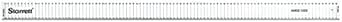 Starrett 36098 Aluminium Straight Edge Rule