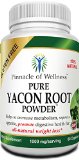 Pure Yacon Root Powder - Best Weight Loss Diet Pills - Add this high in fiber 1000mg GLUTEN FREE metabolism boosting 100 Natural product in capsule form - not the messy syrup - to your diet program and lose fast - Naturally suppress your appetite while maintaining healthy blood sugar levels and improving your digestive health - FREE eBook With Your Order A 37 Value - 90-day Complete Satisfaction Money Back Triple Guarantee