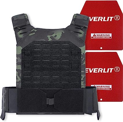 EVERLIT Adjustable Weighted Vest 14 Lbs/ 20 Lbs, Weight Included, for Body Weight Training Fitness Workout Running for Men Women