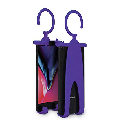 Bondi Plus Unique Flexible Cell Phone Holder for Car, Made of Silicon, Specifically for All Those Larger Smartphones Like The iPhone 6 Plus/Note/Galaxy and More(Purple)