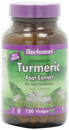 BlueBonnet Turmeric Root Extract Supplement, 120 Count