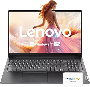 Lenovo V15 Series Laptop | 15.6 FHD Display w/Low-Blue Light | 16GB RAM | 1TB Storage (512GB SSD   512GB External Storage) | Intel CPU | HDMI | Ethernet Port | Webcam | Windows 11 Pro