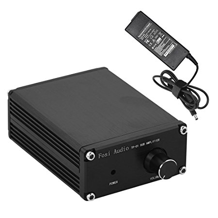 Subwoofer Amplifier Receiver 100Watt Mini Hi-Fi Digital Class D Integrated Stereo Audio Amp for Sub Bass   Power Supply