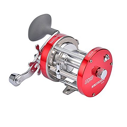 KastKing Rover Round Baitcasting Reel – No. 1 Rated Conventional Reel - Carbon Fiber Star Drag - Reinforced Metal Body & - 2016 Rover RXA Conventional Reel Inshore and Offshore Saltwater and Freshwater Reel - Award Winning Manufacturer