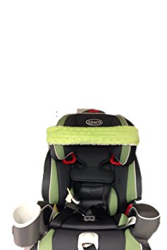 Nonods Car Seat Support Pillow Head Band (Green/white)