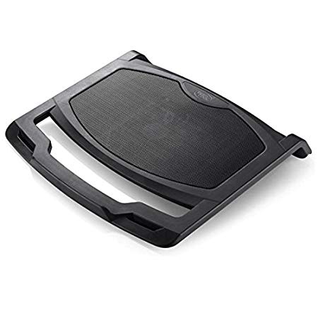Laptop Cooler, Support up to 15.6", DEEPCOOL N400 Laptop Cooling Pad with 140mm Fan Metal Mesh Panel USB Pass-Through Anti-Slip