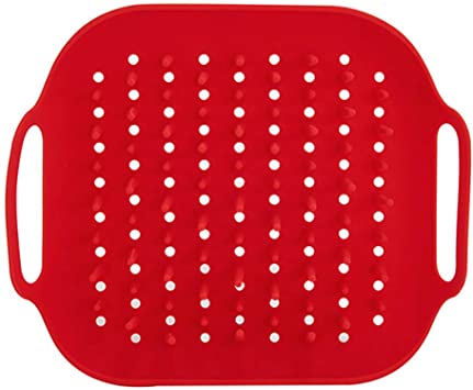 Instant Pot Accessory Official Air Fryer Silicone Tray, One size, Red